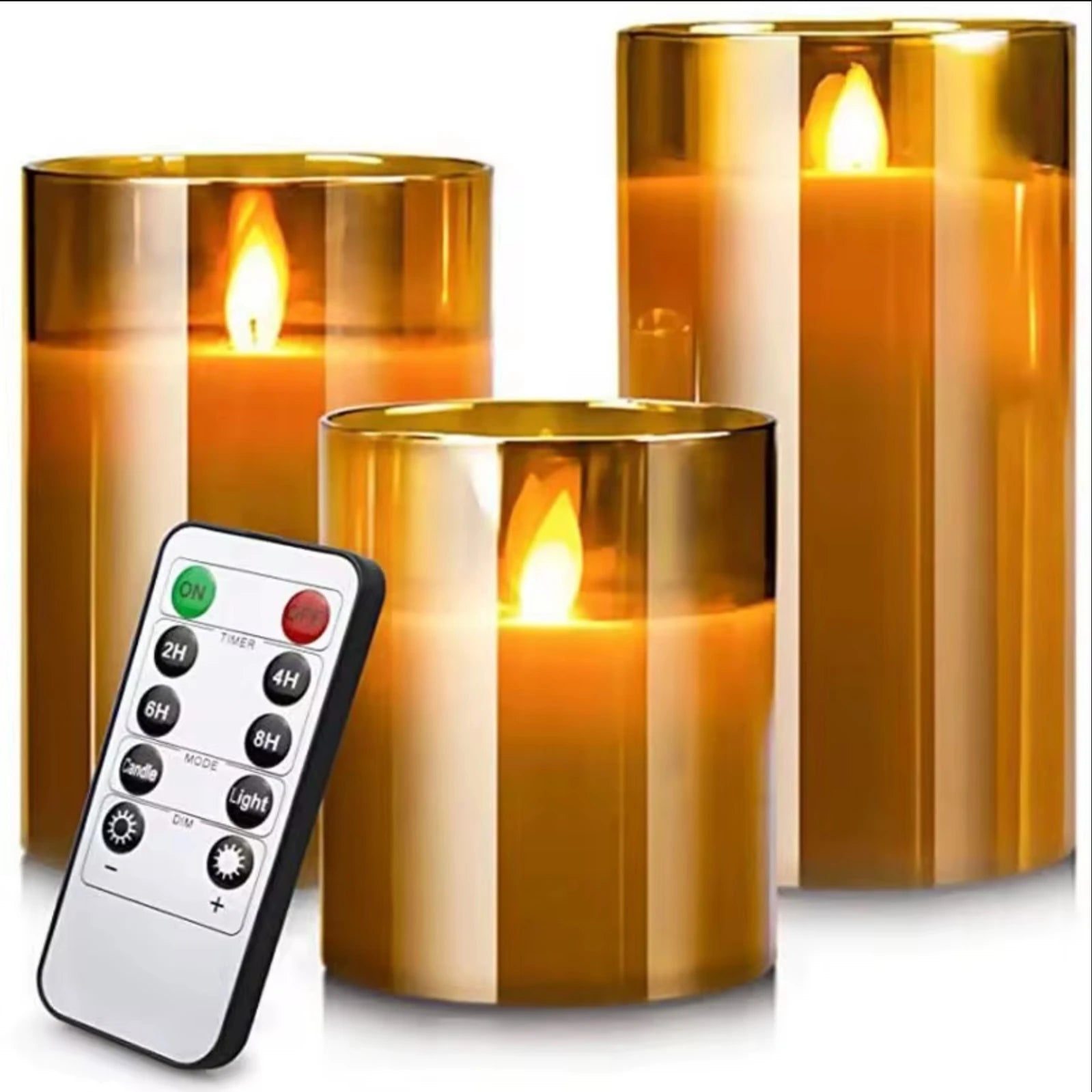 LED Flameless Candle Set with Remote