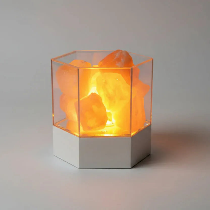 LED Natural Himalayan Crystal Salt Lamp