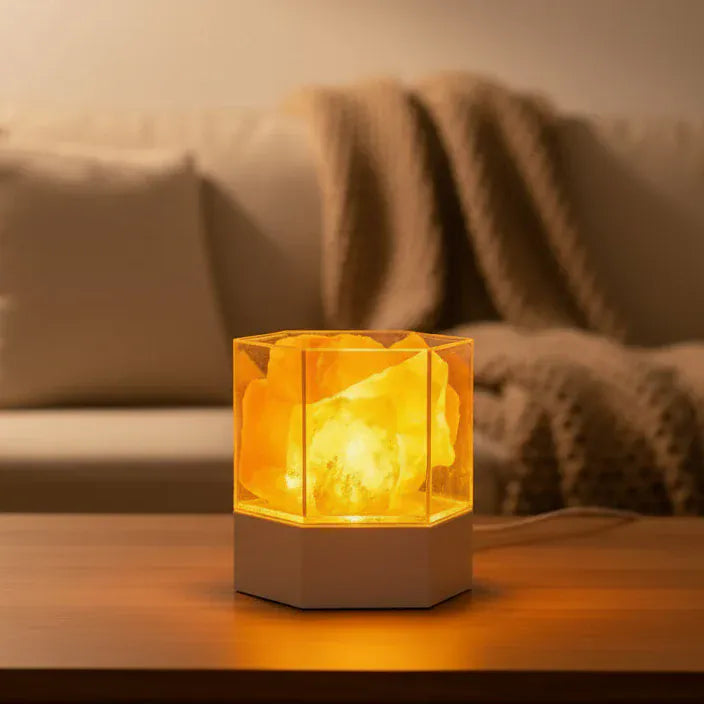 LED Natural Himalayan Crystal Salt Lamp