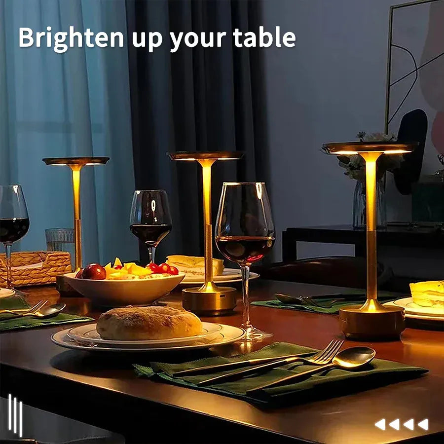 Wireless Dimmable Touch Table Lamp