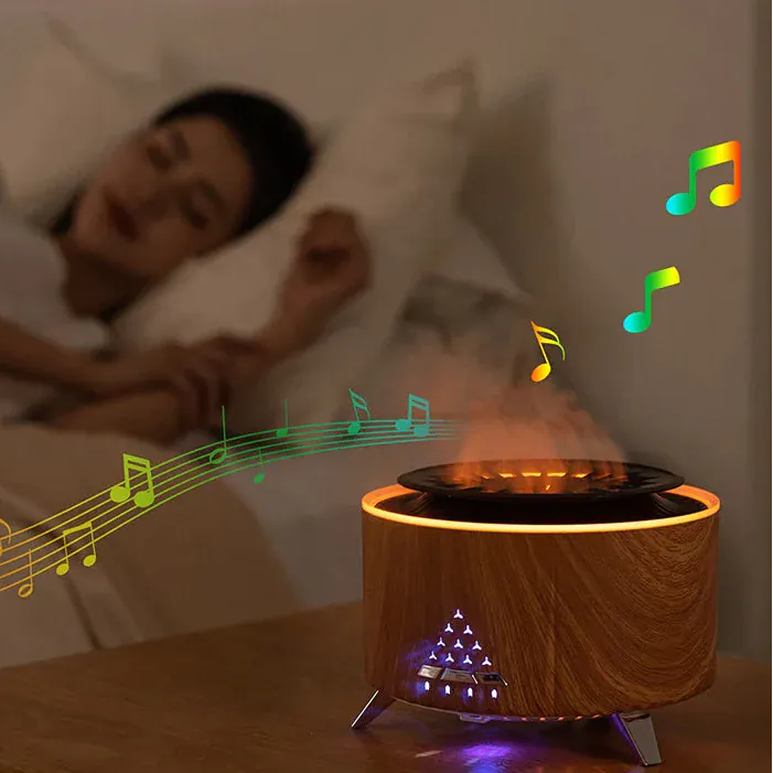 Volcano Flame Air Humidifier with Bluetooth Speaker