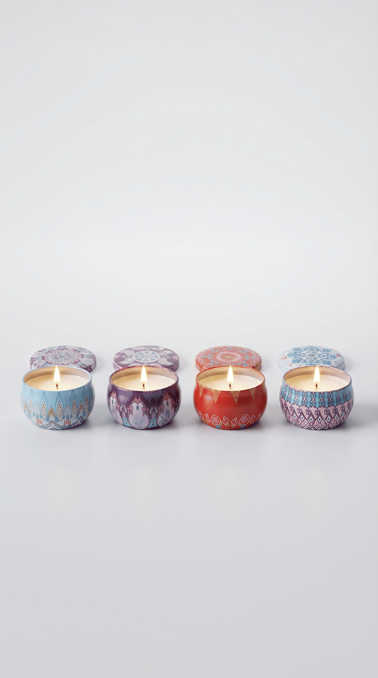 4 Pack Scented Candle Gift Set