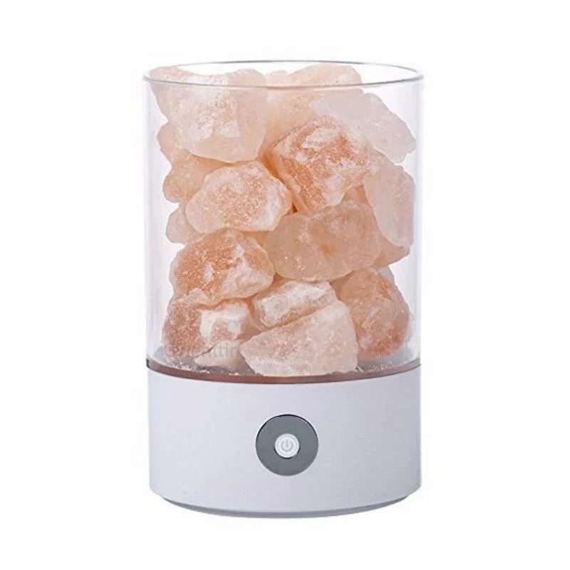 Himalayan Salt Lamp with USB LED Light