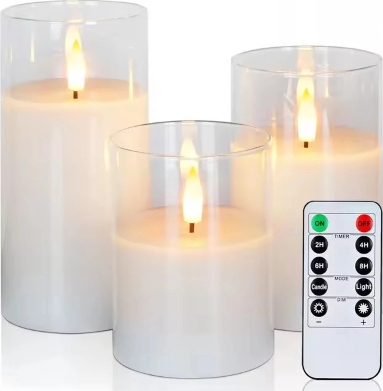 LED Flameless Candle Set with Remote