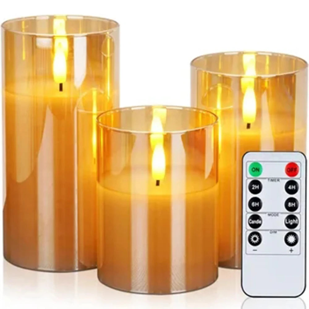 LED Flameless Candle Set with Remote