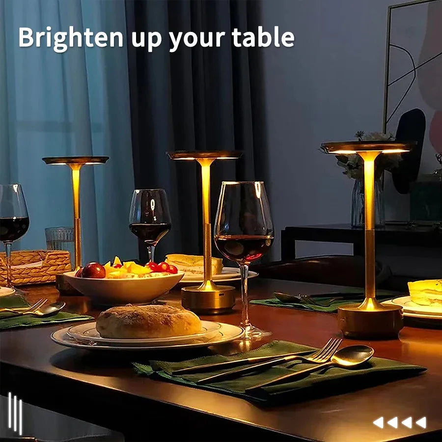 Wireless Dimmable Touch Table Lamp