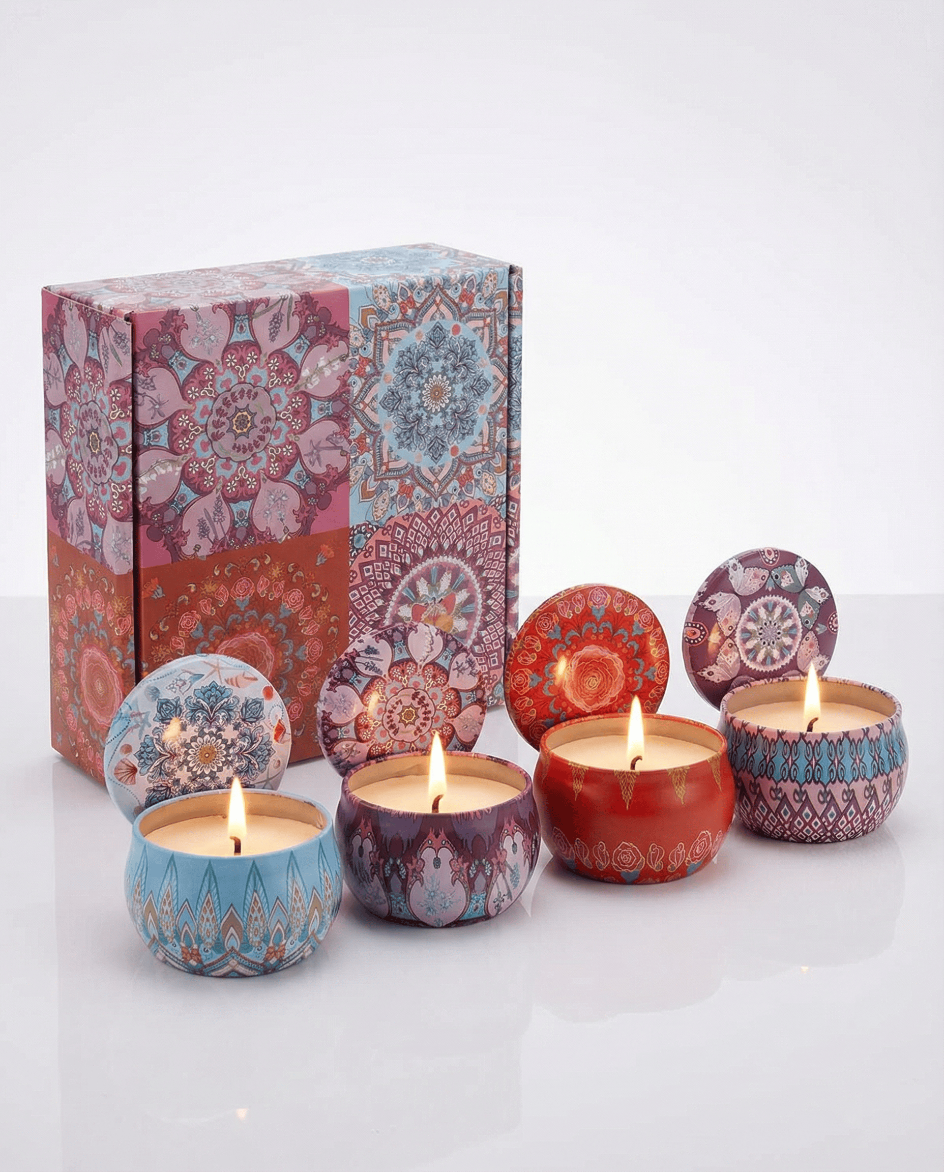 4 Pack Scented Candle Gift Set