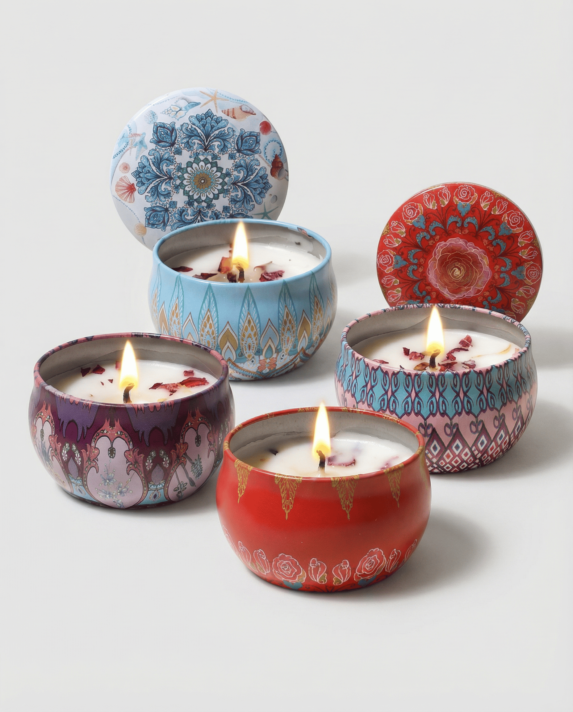 4 Pack Scented Candle Gift Set